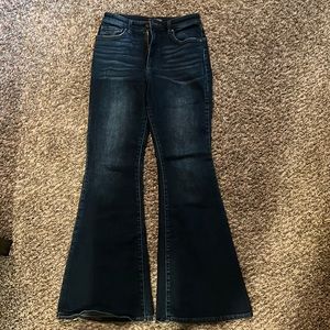 Lee brand dark blue size 29 high waisted flare jeans